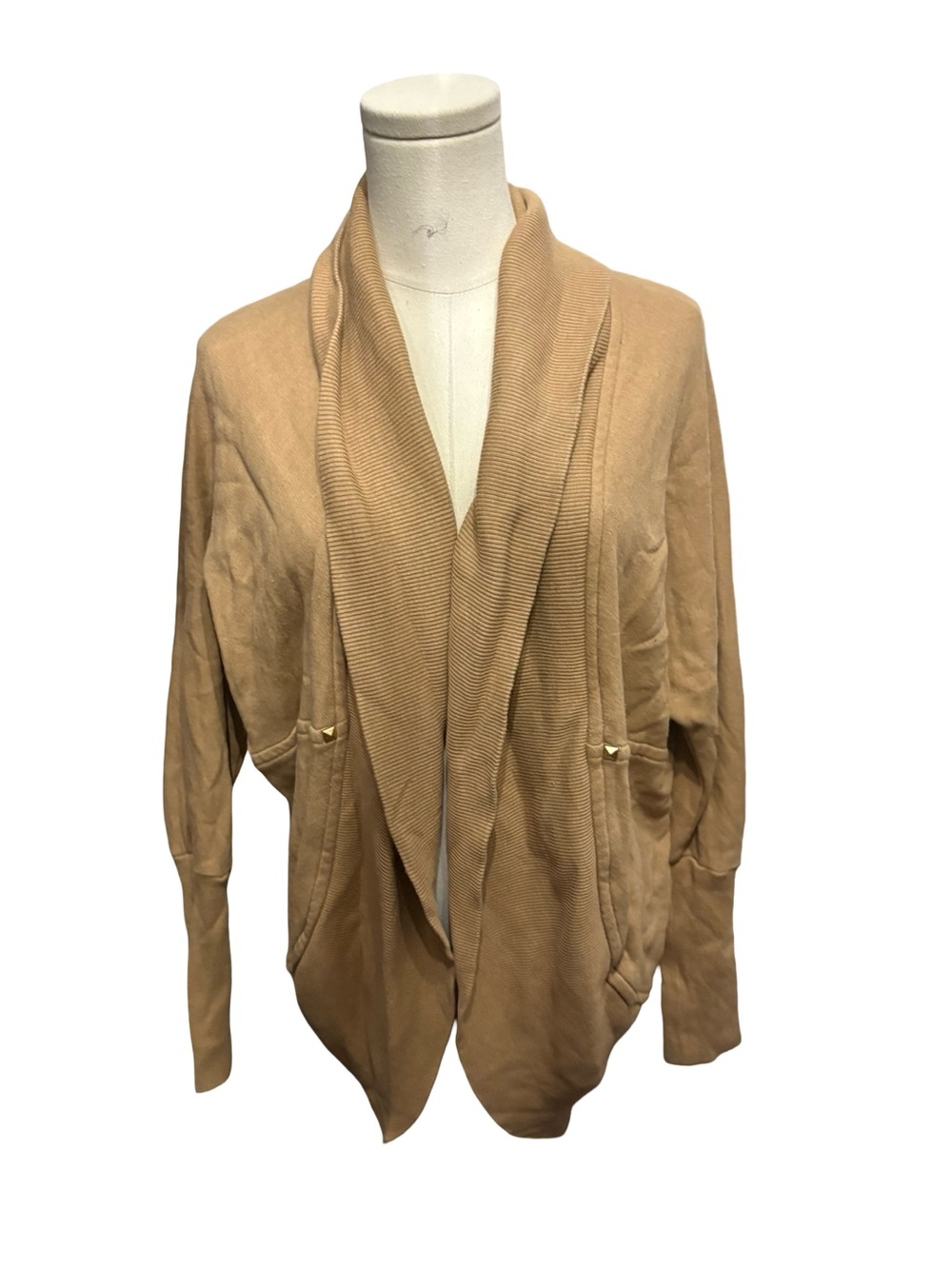 Wilfred Open-Front Shawl Collar Cardigan Jacket - size S